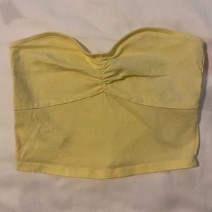 Light yellow tube top